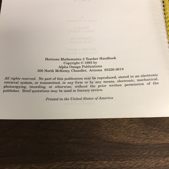 2nd Grade - Math 2 Teacher’s Handbook, Part 1 - Horizons by Alpha Omega - Picture 4 of 9